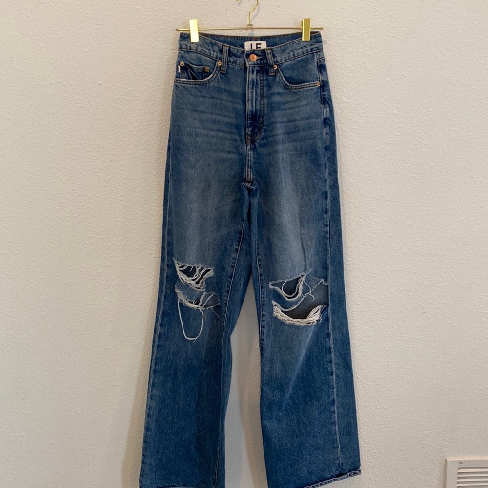 Lovers & Friends Super High Rise Wide Leg jeans